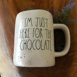 Rae Dunn “I’m Just Here for the Chocolate” mug